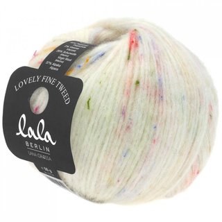 lalaBerlin Lovely Fine Tweed Farbe 101  50 gramm Knäuel