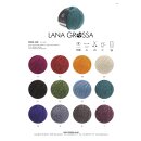Lana Grossa Cool Air Farbe 13, grün/grau 50 gramm Knäuel