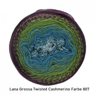 Lana Grossa Twisted Cashmerino Farbe 807  150 gramm Knäuel