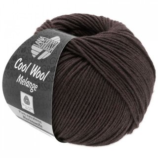 Lana Grossa Cool Wool Melange  50 gramm Knäuel  Farbe 149 mokka meliert