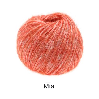 Lana Grossa Mia, 25 gramm Knäuel Farbe 14, koralle