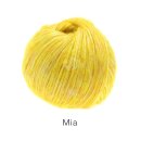 250 gramm Lana Grossa Mia, 10 Knäuel a 25 gramm  Farbe 15, gelb