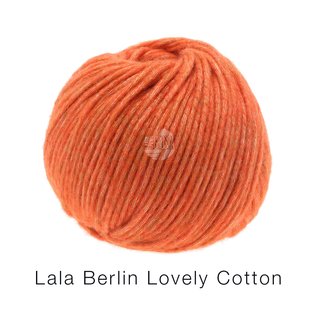 Lana Grossa lala Berlin Lovely Cotton Farbe 11, rotorange