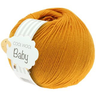 Lana Grossa Cool Wool Baby  50 gramm Knäuel  Farbe 275, orange