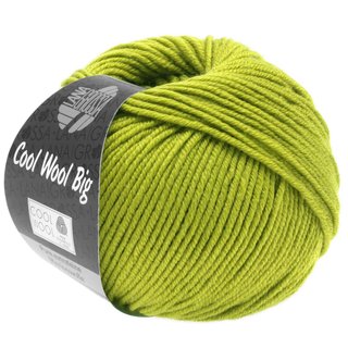 Lana Grossa Cool Wool Big uni  50 gramm Knäuel  Farbe 972, kiwi