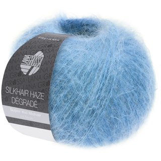 Lana Grossa Silkhair Haze Dégradé 50 g Knäuel  Farbe 1115, Pastellblau/Jeans
