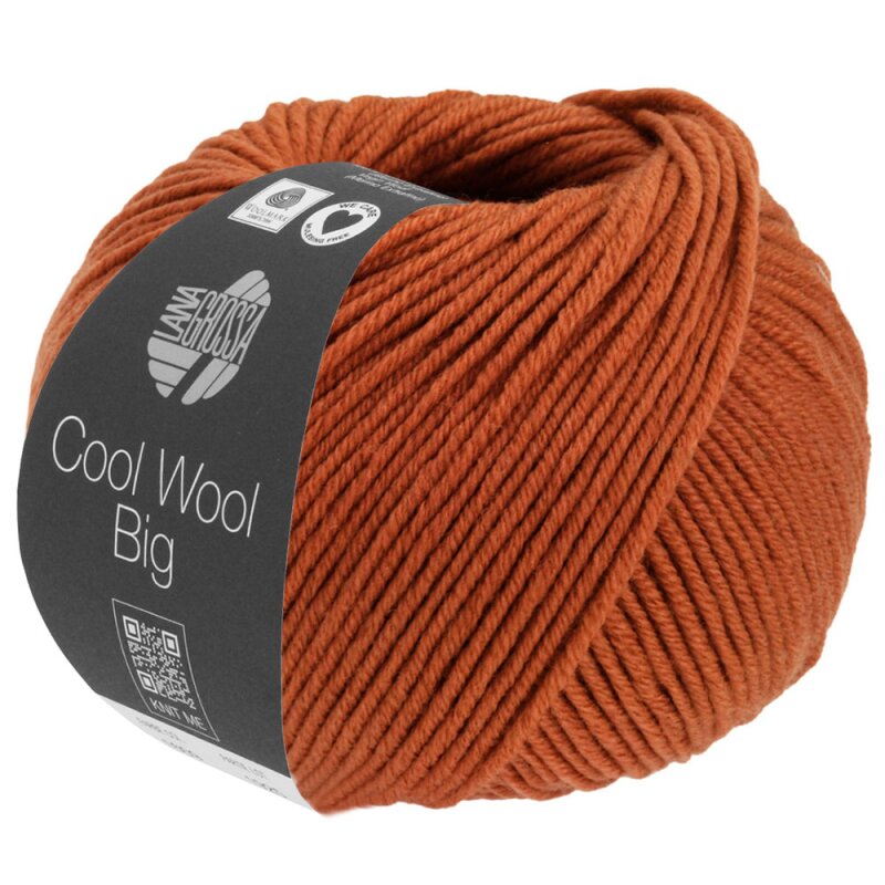 Lana Grossa Cool Wool Big Melange 50 gramm Knäuel, Farbe 1608, rotora, 3,95  €