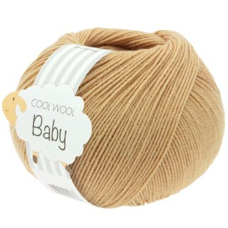 Lana Grossa Cool Wool Baby  50 gramm Knäuel,  Farbe 292, camel